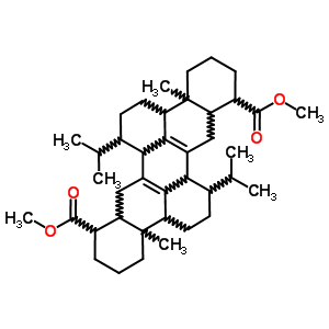 33476-75-4  dimethyl 3b,11b-dimethyl-1,9-di(propan-2-yl)-1,2,3,3a,3b,4,5,6,7,7a,8,8b,9,10,11,11a,11b,12,13,14,15,15a,16,16b-tetracosahydrodibenzo[fg,qr]pentacene-7,15-dicarboxylate