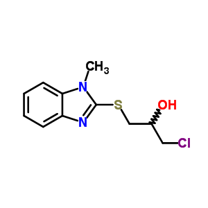 38677-64-4  1-chloro-3-[(1-methyl-1H-benzimidazol-2-yl)sulfanyl]propan-2-ol