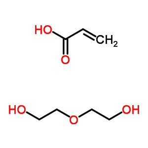 39465-46-8  prop-2-enoic acid - 2,2'-oxydiethanol (1:1)