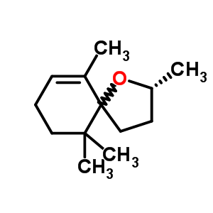 43126-22-3;66537-40-4;66965-88-6  (2R)-2,6,10,10-tetramethyl-1-oxaspiro[4.5]dec-6-ene