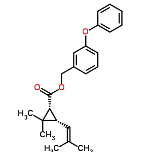 51186-87-9  3-phenoxybenzyl (1R,3S)-2,2-dimethyl-3-(2-methylprop-1-en-1-yl)cyclopropanecarboxylate