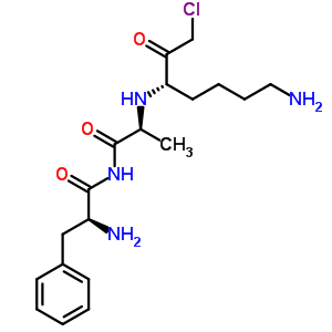52780-81-1  N-[(2S)-2-{[(3S)-7-amino-1-chloro-2-oxoheptan-3-yl]amino}propanoyl]-L-phenylalaninamide