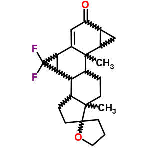 57129-44-9  4,4-difluoro-7b,9a-dimethyl-3,3a,3b,3c,4,4',4a,5',6a,7,7a,7b,7c,8,9,9a-hexadecahydro-3'H-spiro[cyclopenta[a]dicyclopropa[g,l]phenanthrene-1,2'-furan]-6(2H)-one
