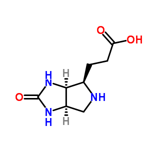 57756-97-5  3-[(3aS,4R,6aR)-2-oxooctahydropyrrolo[3,4-d]imidazol-4-yl]propanoic acid