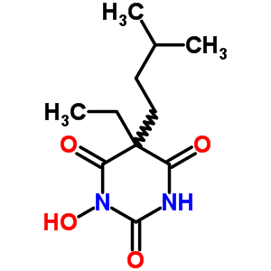 58359-49-2  5-ethyl-1-hydroxy-5-(3-methylbutyl)pyrimidine-2,4,6(1H,3H,5H)-trione 58359-49-2  5-ethyl-1-hydroxy-5-(3-methylbutyl)pyrimidine-2,4,6(1H,3H,5H)-trione