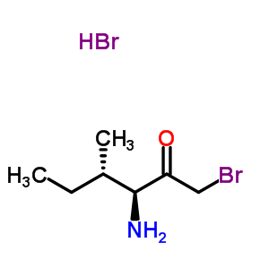 59079-43-5  (3S,4S)-3-amino-1-bromo-4-methylhexan-2-one hydrobromide (1:1)