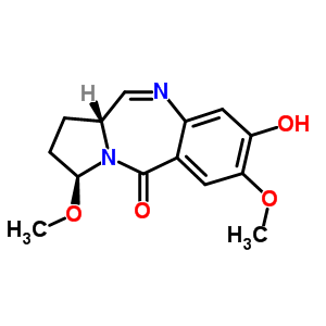 59593-14-5  (3S,11aR)-8-hydroxy-3,7-dimethoxy-1,2,3,11a-tetrahydro-5H-pyrrolo[2,1-c][1,4]benzodiazepin-5-one