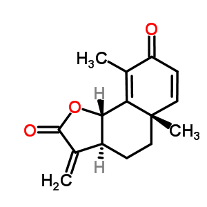 66726-11-2  (3aS,5aS,9bS)-5a,9-dimethyl-3-methylidene-3a,5,5a,9b-tetrahydronaphtho[1,2-b]furan-2,8(3H,4H)-dione