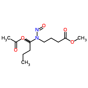 70103-85-4  methyl 4-{[1-(acetyloxy)butyl](nitroso)amino}butanoate
