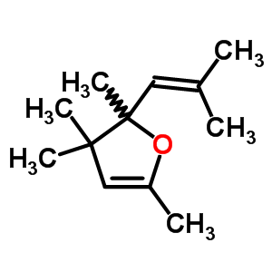 706-87-6  2,3,3,5-tetramethyl-2-(2-methylprop-1-en-1-yl)-2,3-dihydrofuran