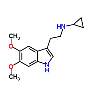 74126-26-4  N-[2-(5,6-dimetoxi-1H-indol-3-il)etil]ciclopropanamina