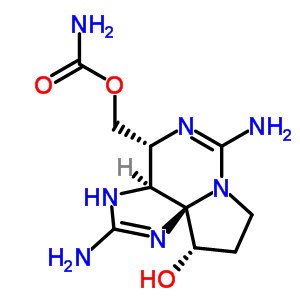 75352-30-6  [(3aS,4R,10S,10aS)-2,6-diamino-10-hydroxy-3a,4,9,10-tetrahydro-3H,8H-pyrrolo[1,2-c]purin-4-yl]methyl carbamate