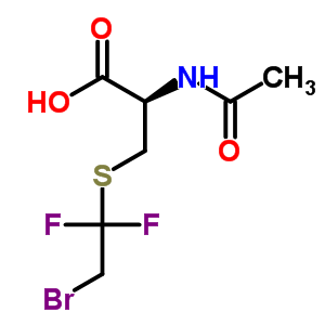 75898-96-3  N-acetyl-S-(2-bromo-1,1-difluoroethyl)-L-cysteine