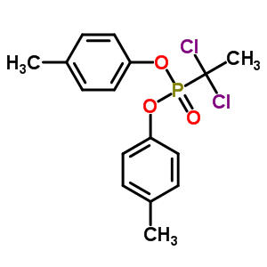 76568-99-5  bis(4-methylphenyl) (1,1-dichloroethyl)phosphonate