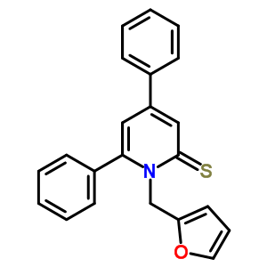 76950-90-8  1-(furan-2-ylmethyl)-4,6-diphenylpyridine-2(1H)-thione