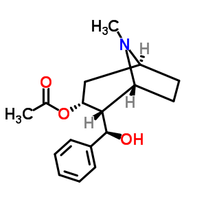 77053-06-6  (1R,2R,3R,5S)-2-[(R)-hydroxy(phenyl)methyl]-8-methyl-8-azabicyclo[3.2.1]oct-3-yl acetate
