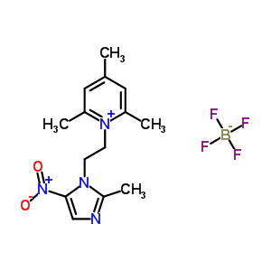 96515-34-3  2,4,6-trimethyl-1-[2-(2-methyl-5-nitro-1H-imidazol-1-yl)ethyl]pyridinium tetrafluoroborate