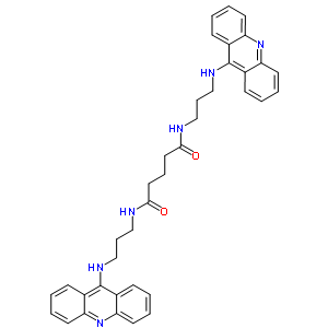 98502-81-9  N,N'-bis[3-(acridin-9-ylamino)propyl]pentanediamide